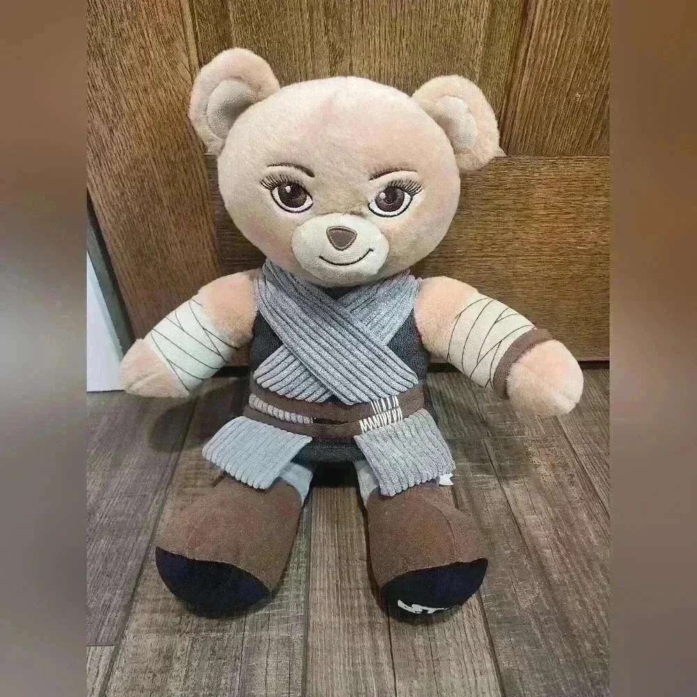 Build A Bear Disney Star Wars Rey Brown Teddy Bear Plush Stuffed Animal 17"H